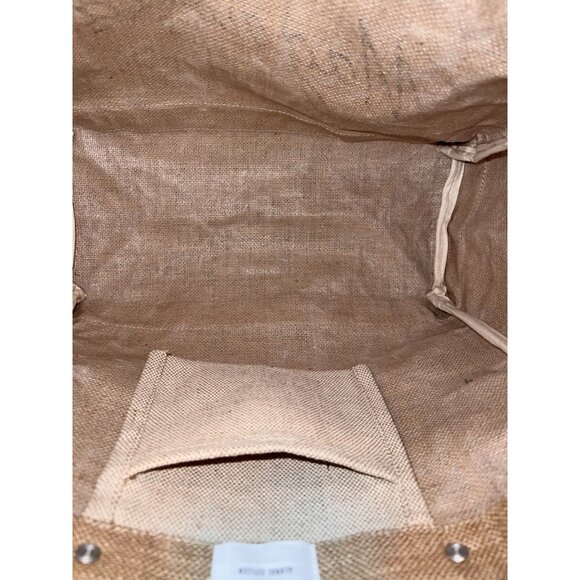MAGNOLIA Script Market Tote Bag Joanna Gaines Waco Texas Global Citizen Jute - Picture 13 of 15